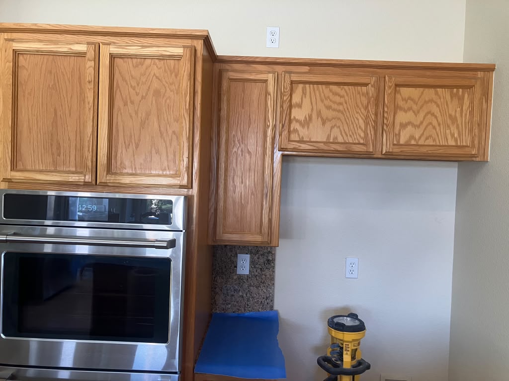 Project 1 — cabinet painting and staining by Rafael's Painting Inc.