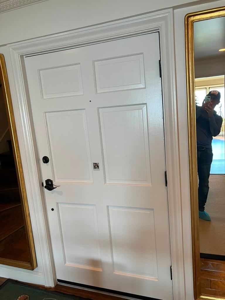 Project 44 — door and trim painting by Rafael's Painting Inc.