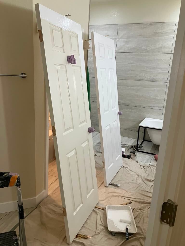 Project 47 — door and trim painting by Rafael's Painting Inc.