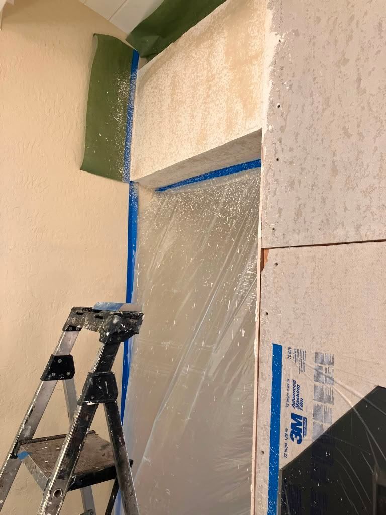 Project 48 — surface repair work by Rafael's Painting Inc.