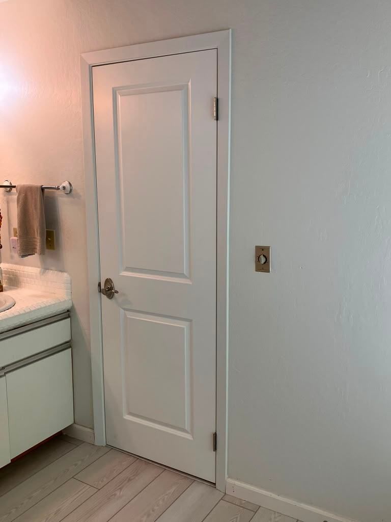 Project 1 — door and trim painting by Rafael's Painting Inc.
