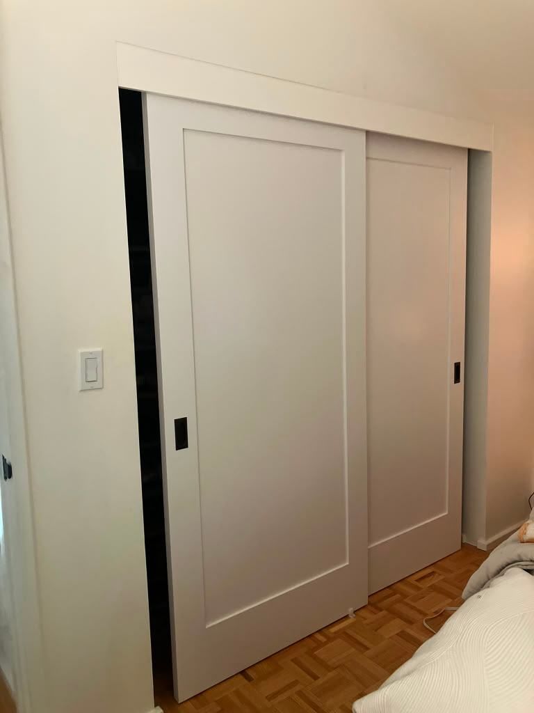 Project 38 — door and trim painting by Rafael's Painting Inc.
